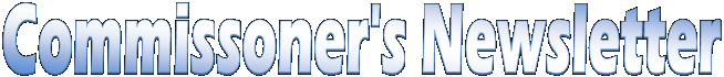 Commissoner's Newsletter